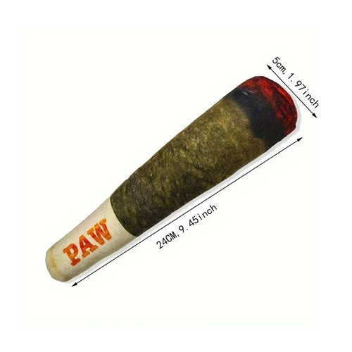 Jouet Cigare Peluche Couineur pour Chien – Cadeau Original & Amusant